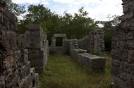 Standing Temple at Dzibilchaltun - dzibilchaltun mayan ruins,dzibilchaltun mayan temple,mayan temple pictures,mayan ruins photos